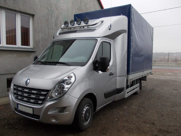 DEEPSLEEPER Fernfahrerhaus für Renault Master/Opel Movano, Normalfahrerhaus B 2290 x H 730mm/Ü540 mm, mit Ablagetisch, Stauraum und 600mm Bett für abc aeroline